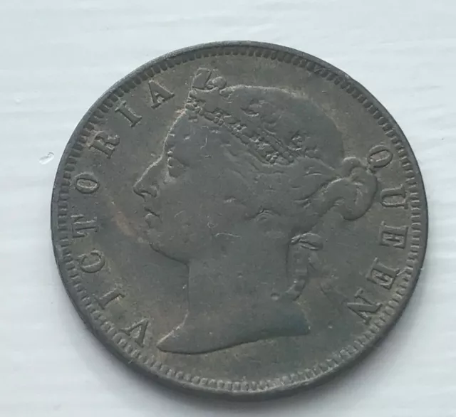 1897 Mauritius Two 2 Cents - Victoria Bronze 4.0 g ⌀ 23.0 mm KM# 8 2
