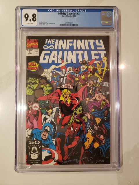 Infinity Gauntlet 3 CGC 9.8 Marvel Comics 1991