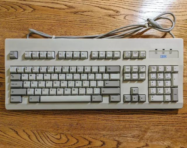 RARE IBM 90s Keyboard Model A,  PS/2, Vintage heavy duty