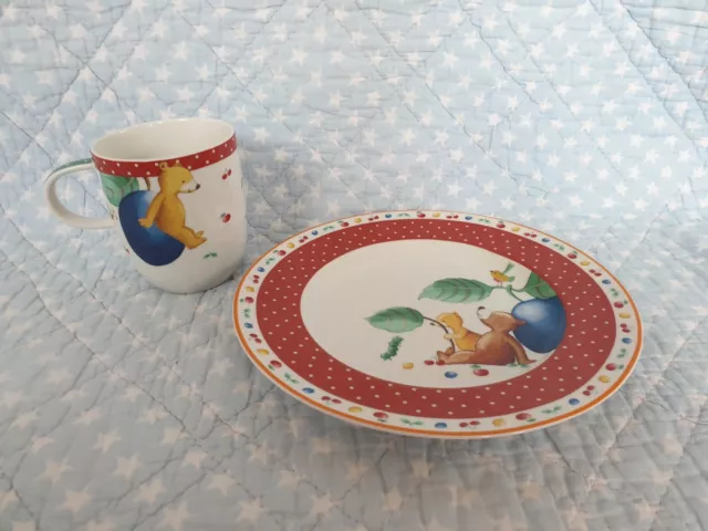 Villeroy & Boch Kiddy Becher und Teller Neuwertig