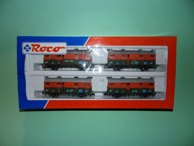 ROCO 67063 Önürítős kocsikészlet (4 részes), Tad 963, DB, III