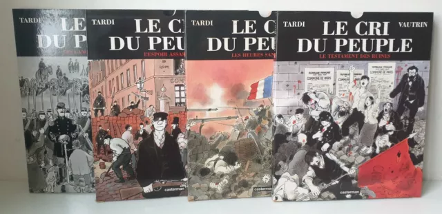 BD Le cri du peuple Intégrale t1 t2 t3 t4 Tardi Jean Vautrin EO + jaquette