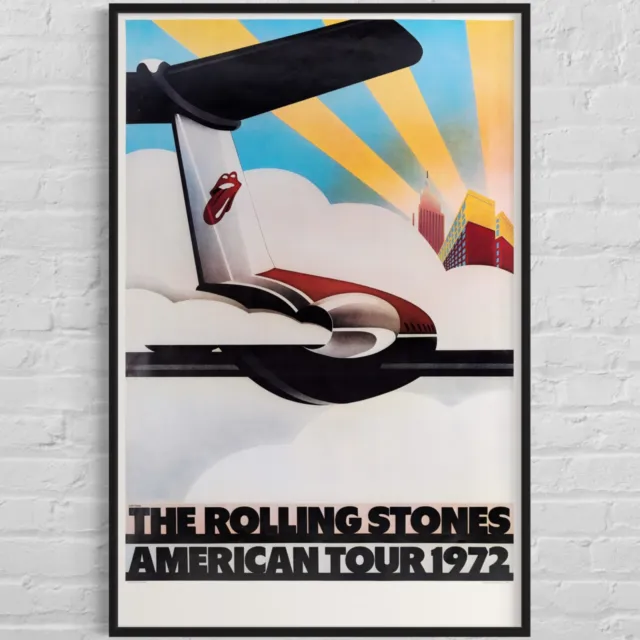 THE ROLLING STONES '1972 American Tour' Concert Poster AOR-4.263, 25"x38"