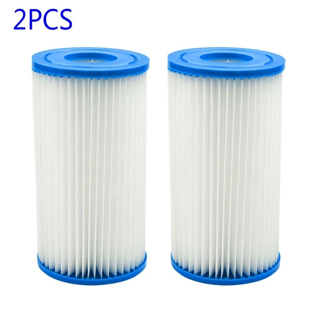 2 Pezzi Cartuccia Filtro Piscina 29002E - Ricambio Per Intex Easy Set Tipo A/C E Pompe Krystal Clear - 2