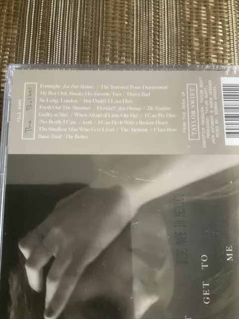 CD DELUXE TAYLOR Swift The Tortured Poets Department Collectors + The ...