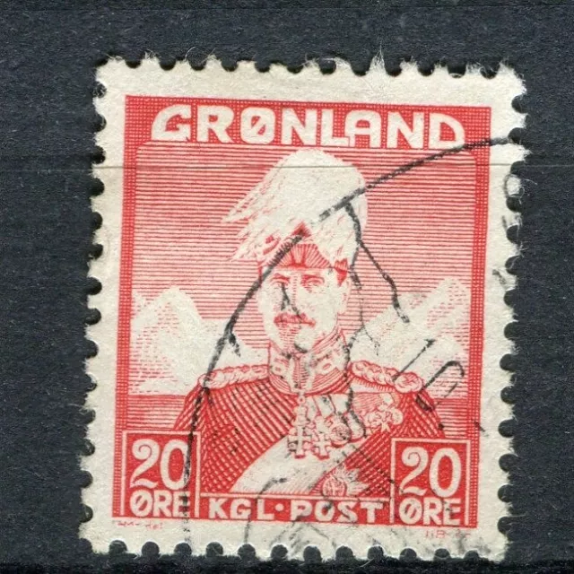 GREENLAND; 1950s early pictorial issue fine used 20ore. value