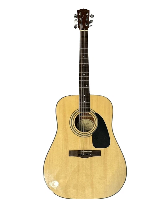 Fender DG8S NAT Acoustic Guitar 6 String Brown Wood Right Handed With Case