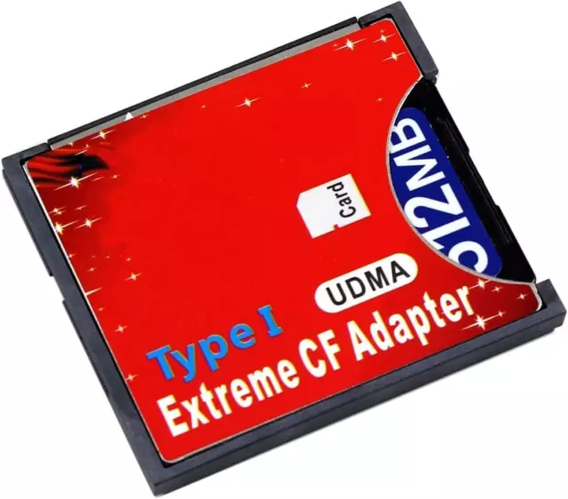 Adattatore per Schede Di Memoria Da SD, SDHC, SDXC a CF Compact Flash Tipo I Da