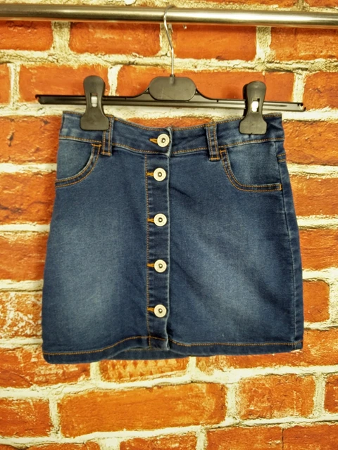 T-Shirt Top In Denim Per Ragazze Età 6-7 Anni Next Bluezoo Set Casual 122Cm 5