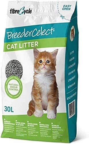 Papel Recolect Criadores Cama Para Gatos 10L 20L 30L - 99% Papel Reciclado Libre De Químicos