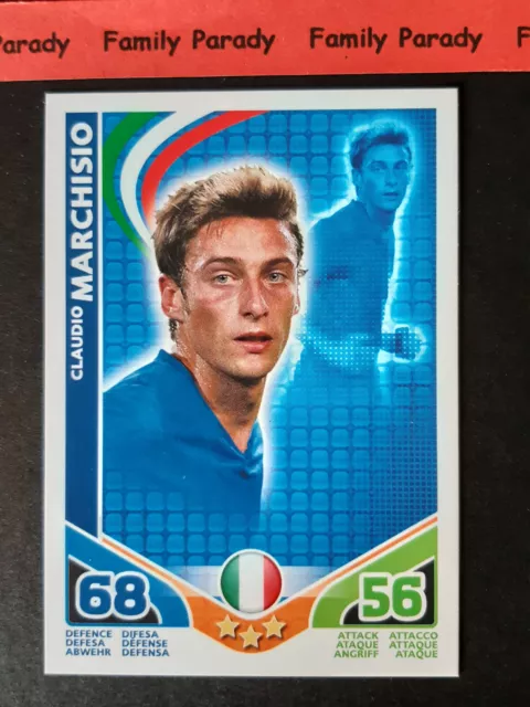 Claudio Marchisio Italie Carte Topps Match Attax Foot Stars Mondiales 2010
