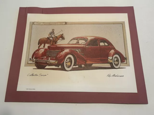 Roy Anderson,  Automotive Print Collection Series Cord Superchargedges 812-1937