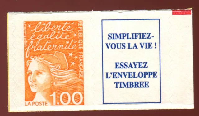 TIMBRE VARIETES : LUQUET : 1,00 ORANGE N° Yvert : 3101 Q11C T 1 avec 1 RE