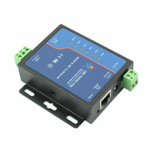 USRIOT USR-TCP232-410S Terminal Power Supply RS232 RS485 to TCP/IP Converter NEW