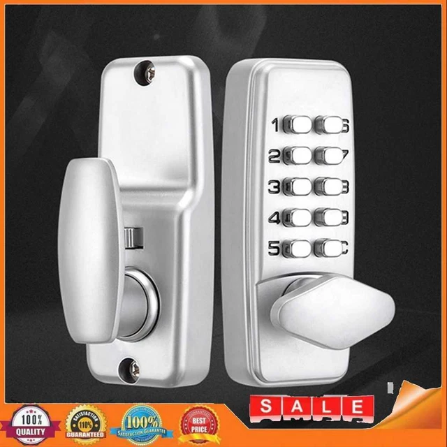 Metal Door Code Lock Sturdy Waterproof Password Keyboard Lock for Home Apartment