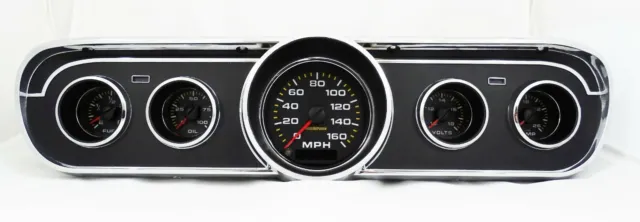 1965-1966 Ford Mustang Analog Gauges Instrument Cluster Direct Fit Dashboard USA