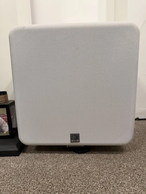 SVS SB-1000 PRO Subwoofer 325W RMS Wired Stereo RCA White Phase Control ...