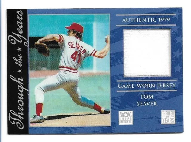TOM SEAVER 2002 Topps American Pie Through the Years Jersey Relic TTY ...