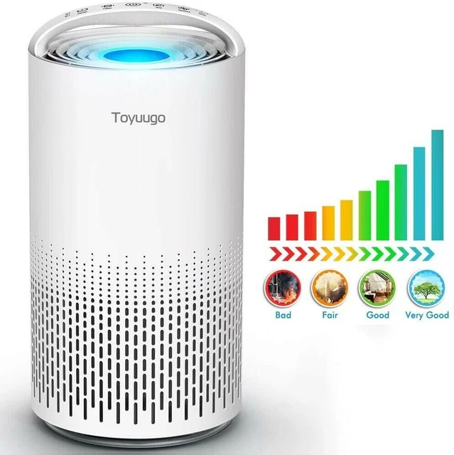 toyuugo home large room air purifier with real HEPA filter