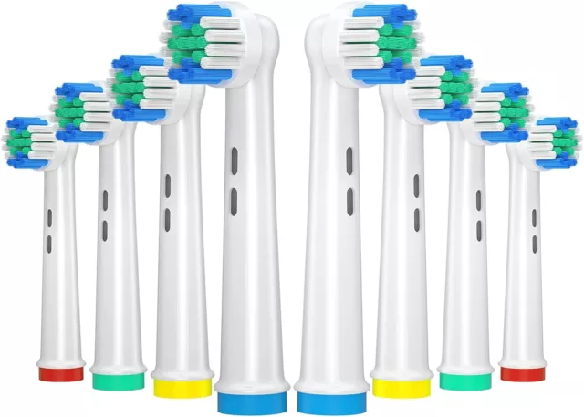 Ersatzbürstenköpfe, 8 Pack Elektrische Zahnbürste Ersatz Für OralB Braun