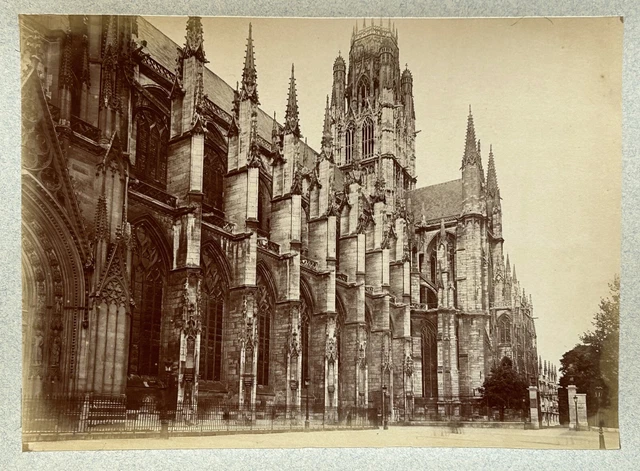 Frankreich Rouen Kirche Saint-Ouen 30 Août 1891 Foto Sauger Vintage Albumin Bn1