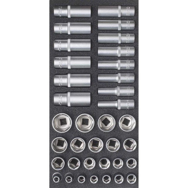 SW-STAHL Werkstattwagensortiment, Chiave a Bussola 1/2 ", 36-teilig Z3013-17