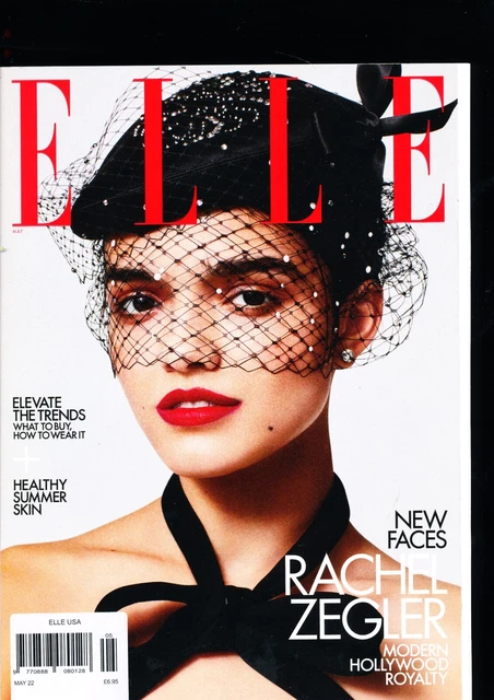 ELLE US MAGAZINE May 2022 Rachel Zegler Alison Oliver Simone Ashley £10