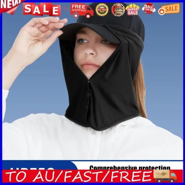 Sunshade Cap Visor Quick-Drying Outdoor Neck Sun Protection Face Cover Mask