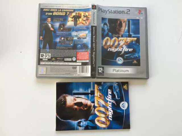 boite sans jeu James BOND 007 nightfire PS2 PAL FR