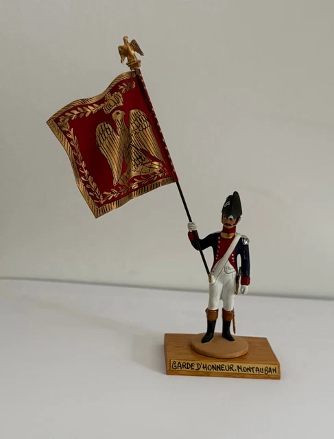 Soldat De Plomb Guy Renaud 1er Empire, Porte-drapeau Grenadier à Cheval De La Garde, 60mm