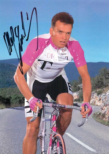 Carte Autographe Originale - Bert Dietz - Cycliste Team Telekom - Collection - RARE