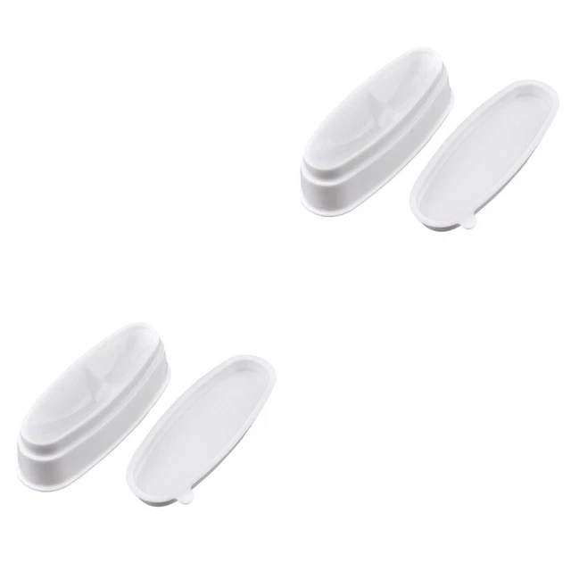 2 piezas Uñas Buceo Polvo Caja Uñas Portátiles Buceo Polvo Box Para Niñas