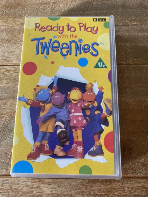 Ready To Play With The Tweenies VHS Video BBC Bella Fizz Milo & Jake Exc Cond