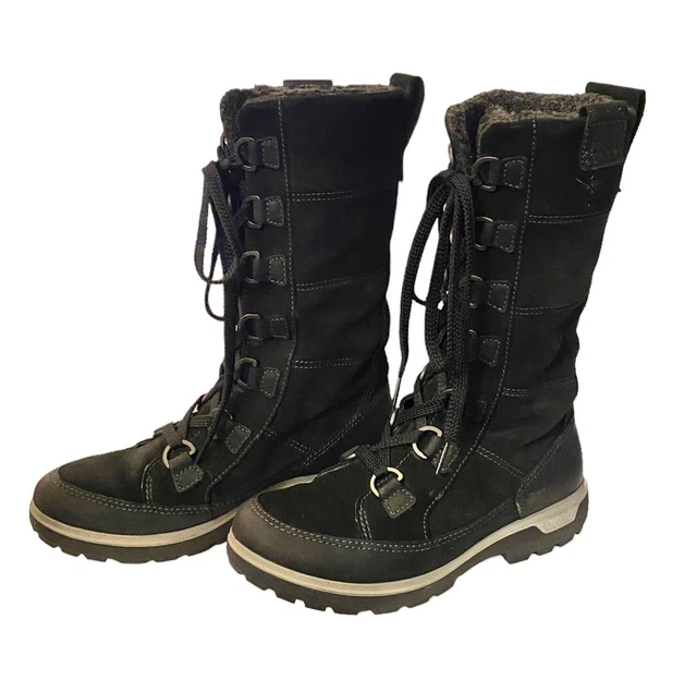 ECCO WOMENS GORA Babia Hydromax Tall Winter Boots Size EUR 37