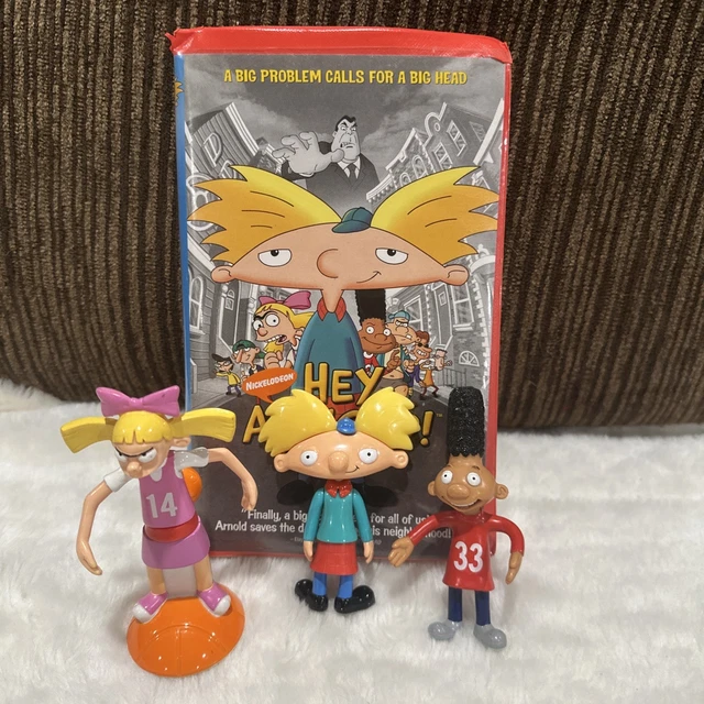 HEY ARNOLD THE Movie (VHS, 2002) Red Clamshell With 3 Figures $40.00 ...
