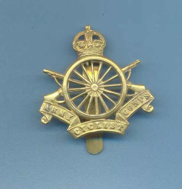 Army Cyclists Corps.brass Army Cap Badge