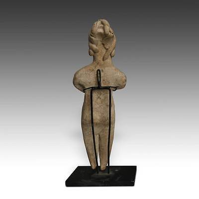 Pre-Columbian Terra Cotta Female Figure Colima West Mexico 100 Bc - 300 Ad 3