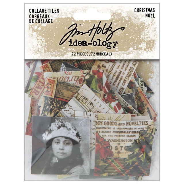 Azulejos de collage Idea-Ology 72/paquete-Navidad -TH94279