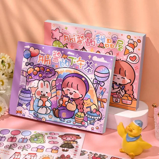 Aka Sauce Handbook Sticker Material Book Girl Cuckoo Card Decoration 50 Piece ~~