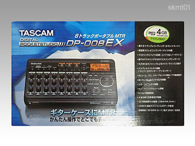 TASCAM Multi-TRACK REGISTRATORE DIGITALE POCKETSTUDIO DP-008EX DAL GIAPPONE DHL veloce 