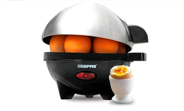 Omelette Maker Egg Fryer Pan Electric Non Stick 1000W Scrambled Cooker  Geepas