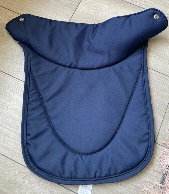 Delantal de carrycot genuino Mothercare Editar viaje en azul marino y gris
