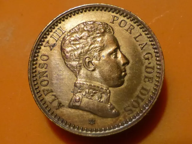 Espagne - 2 Centimos - 1904 - Recherchee & Rare Qualite Sup+/Spl !