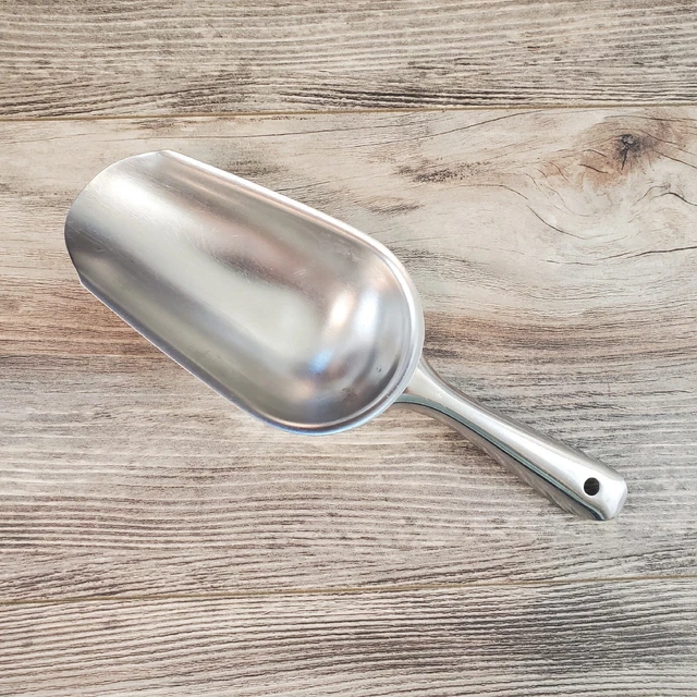 Vintage Brand Ware Japan 9 1/4" Utility Scoop Stainless Steel 18-8  Ice Food