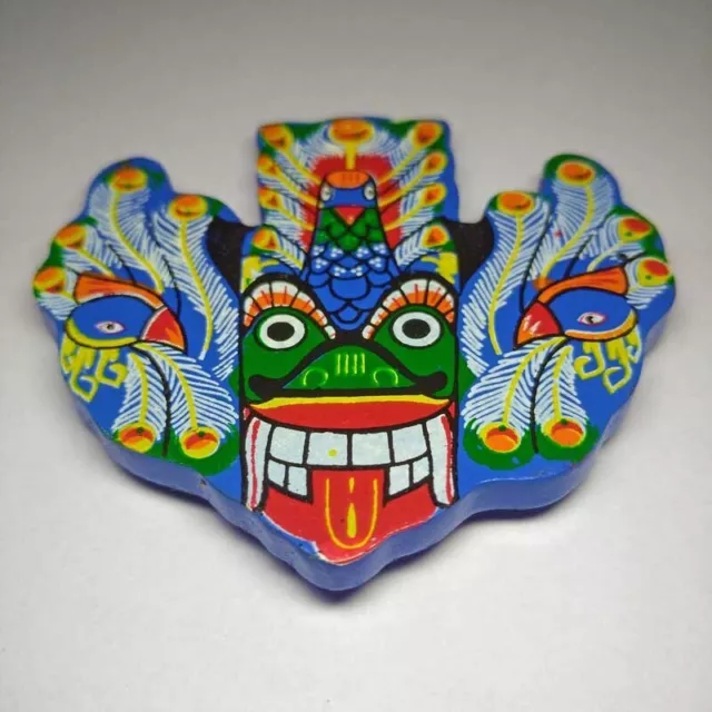 Fridge Refrigerator Magnet Devil Mask Decor Colorful Cute Traditional Note hang 3
