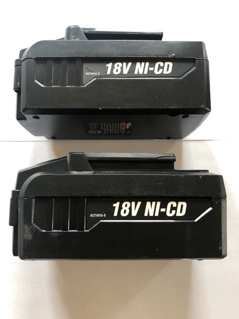 2 HYPER TOUGH 18 Volt Ni Cad 3 8 Cordless Drill Batteries 48.99 PicClick