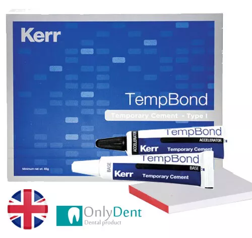 Kerr TempBond Temp Bond, Temporary Dental Crown Cement, Emergency Cavity Filling