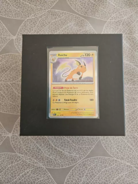 Raichu carte Pokemon 151 EV03.5 026/165 Holo Rare NEUF FR