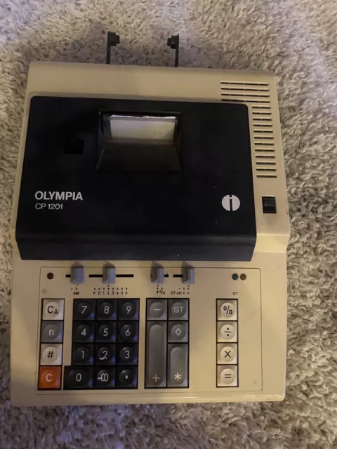 Olympia Heavy Duty Calculator Adding Machine VINTAGE Needs Chord