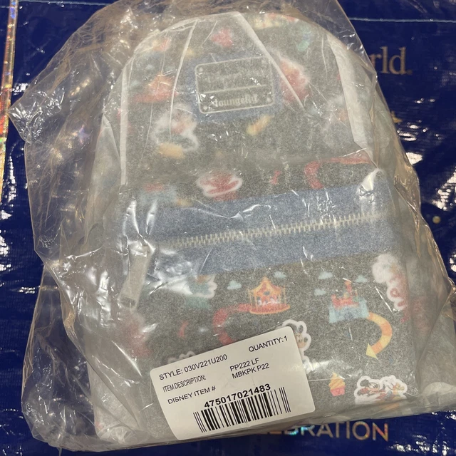 Loungefly Disney Parks Disneyland World Castle Mini Backpack New 🔥